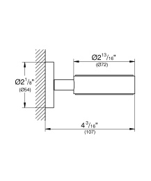 Держатель GROHE Essentials, никель глянец (40369BE1)