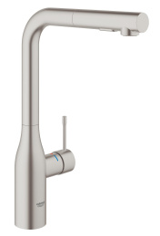 Смеситель для кухни GROHE Essence с вытяжным душем, суперсталь (30270DC0)