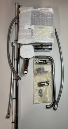 Душевая система GROHE Tempesta System 250 Cube с переключателем потоков, хром (26694001/U), уцененный товар