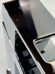 Смеситель для раковины GROHE Eurocube с донным клапаном, M-size, хром (23445000/U1), уцененный товар