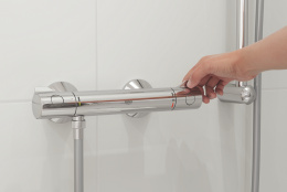 Термостат для душа GROHE Grohtherm 800 с душевым гарнитуром, хром (34565001)