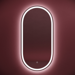 Зеркало с подсветкой Sancos Овал (Oval), 450х900 мм (OV45F)