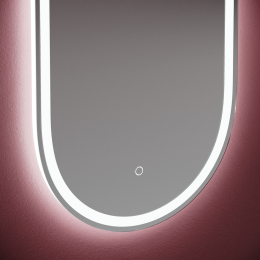 Зеркало с подсветкой Sancos Овал (Oval), 450х900 мм (OV45F)