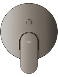 Внешняя часть смесителя для ванны GROHE Plus с переключателем на 2 положения, темный графит матовый (24060AL4)