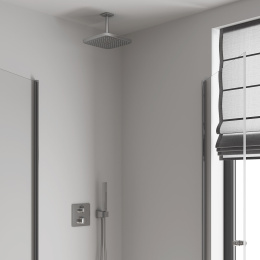Верхний душ GROHE Tempesta Cube 250, 9,5 л/мин, 1 режим, 142 мм, хром (26683000)