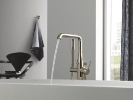 Внешняя часть смесителя для ванны GROHE Essence напольного монтажа, никель глянец (25248BE1)