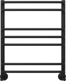 Полотенцесушитель водяной Aquatek Пандора П7 500x600, черный муар AQ RRC0760BL