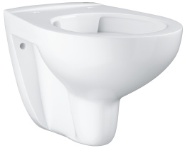 Унитаз подвесной GROHE Bau Ceramic с сиденьем, альпин-белый (NW0118)