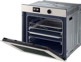 Духовой шкаф Samsung NV7B7997AAA/WT Bespoke c AI Pro cooking, бежевый