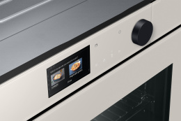 Духовой шкаф Samsung NV7B7997AAA/WT Bespoke c AI Pro cooking, бежевый