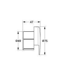 Розетка GROHE Talentofill, хром (19954000)