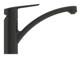 Смеситель для кухни GROHE Start c низким поворотным изливом, матовый черный (324412432)