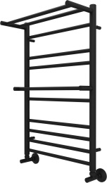 Полотенцесушитель водяной Aquatek Альфа П10 500x800, черный муар AQ RRP1080BL