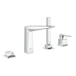 Смеситель для ванны GROHE Allure Brilliant на 4 отверстия, на край ванны, хром (19787001)