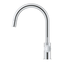 Смеситель для кухни GROHE BauClassic с выдвижной лейкой, хром (30573000)