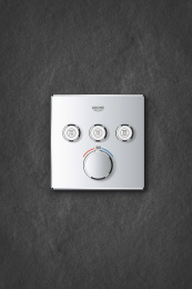 Внешняя часть термостата для душа GROHE Grohtherm SmartControl на 3 потребителя, хром (29126000)
