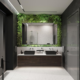 Раковина накладная Aqueduto ESPIRAL, прямоугольная 370*500, черный матовый (ESP0440)