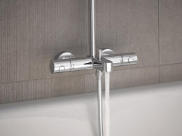 Душевая система GROHE Euphoria System 260 с термостатом для ванны, хром (27475002/U), уцененный товар