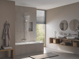 Душевая система GROHE Euphoria System 260 с термостатом для ванны, хром (27475002/U), уцененный товар