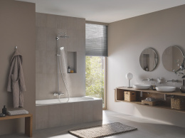 Душевая система GROHE Euphoria System 260 с термостатом для ванны, хром (27475002/U), уцененный товар