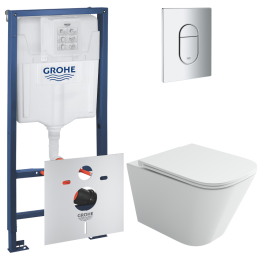 Комплект инсталляции GROHE Rapid SL 3 в 1 с унитазом Союз CN4009T и звукоизоляционным комплектом (NW0846)
