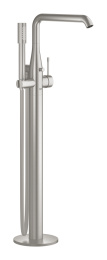 Внешняя часть смесителя для ванны GROHE Essence напольного монтажа, суперсталь (25248DC1)
