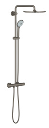 Душевая система GROHE Euphoria System 310 с термостатом для душа, темный графит матовый (26075AL0)