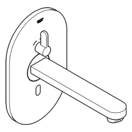 Внешняя часть смесителя для раковины GROHE Eurosmart Cosmopolitan E инфракрасный, хром (36315000)