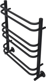 Полотенцесушитель водяной Aquatek Пандора П7 500x600, черный муар AQ RRC0760BL