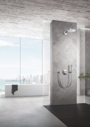Верхний душ GROHE Rainshower SmartActive 310, 2 режима, 430 мм, хром (26475000)
