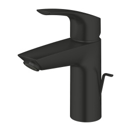 Смеситель для раковины GROHE Eurosmart с донным клапаном, матовый чёрный (329262433)