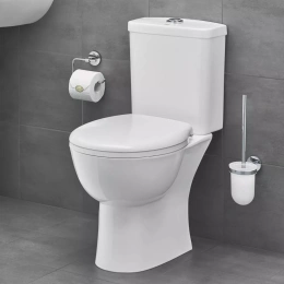 Готовый комплект напольного унитаза GROHE Bau Ceramic, альпин-белый (39496000)