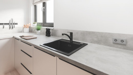 Смеситель для кухни GROHE Start c низким поворотным изливом, матовый черный (324412432)