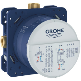 Душевая система GROHE Essence со смесителем для душа, холодный рассвет глянец (25287GL0/U), уцененный товар