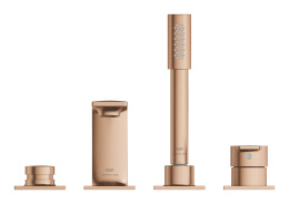 Смеситель для ванны GROHE Allure на 4 отверстия, на край ванны, теплый закат матовый (19316DL1)