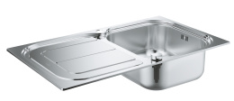 Мойка из нержавеющей стали с корзинчатым вентилем, K300 45-S 86/50 (31563SD0)