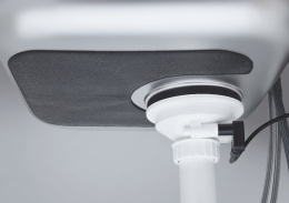 Мойка GROHE из нержавеющей стали с корзинчатым вентилем, оборачиваемая K400 45 -S 86/50 1.0 (31566SD0)