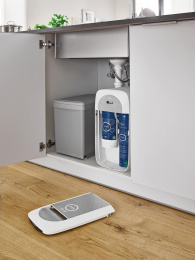 Смеситель для кухни GROHE Blue Home с системой фильтрации, охлаждения и газирования воды, Wi-Fi, хром (31454001)