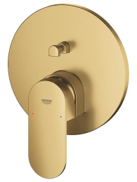 Внешняя часть смесителя для ванны GROHE Plus с переключателем на 2 положения, холодный рассвет матовый (24060GN4)