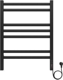 Полотенцесушитель электрический Aquatek Поларис П7 500x700, черный муар AQ EL KO0770BL