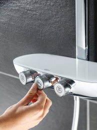 Душевая система GROHE Rainshower System SmartControl 360 DUO с термостатом для душа, хром (26250000)