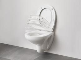 Унитаз подвесной GROHE Bau Ceramic с сиденьем с микролифтом, альпин-белый (39899000)