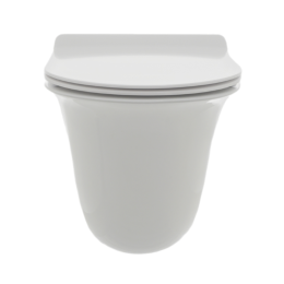 Унитаз AQUAme подвесной с сиденьем с микролифтом, белый (AQM2005)