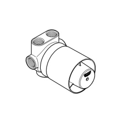 Встраиваемая часть переключателя потоков GROHE на 3 положения (29033000)