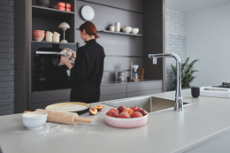 Смеситель для кухни GROHE Zedra SmartControl с вытяжным изливом 2jet, хром (31886000)