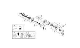 Смеситель для душа GROHE Eurocube, хром (23145000)