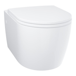 Подвесной унитаз GROHE Bau Ceramic с сиденьем с микролифтом, альпин-белый (103860SH00)