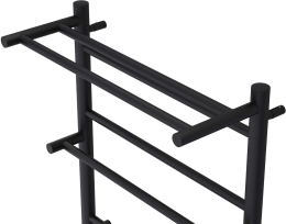 Полотенцесушитель электрический Aquatek Альфа П7 500x700, черный муар AQ EL RRP0770BL