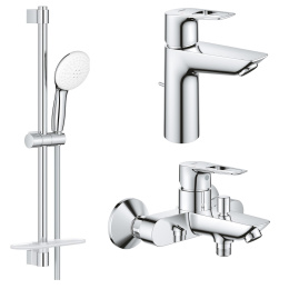 Готовый комплект для ванной комнаты GROHE BauLoop, хром (NB0083)