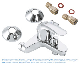 Смеситель для ванны GROHE Start Eco, хром (23270000)
